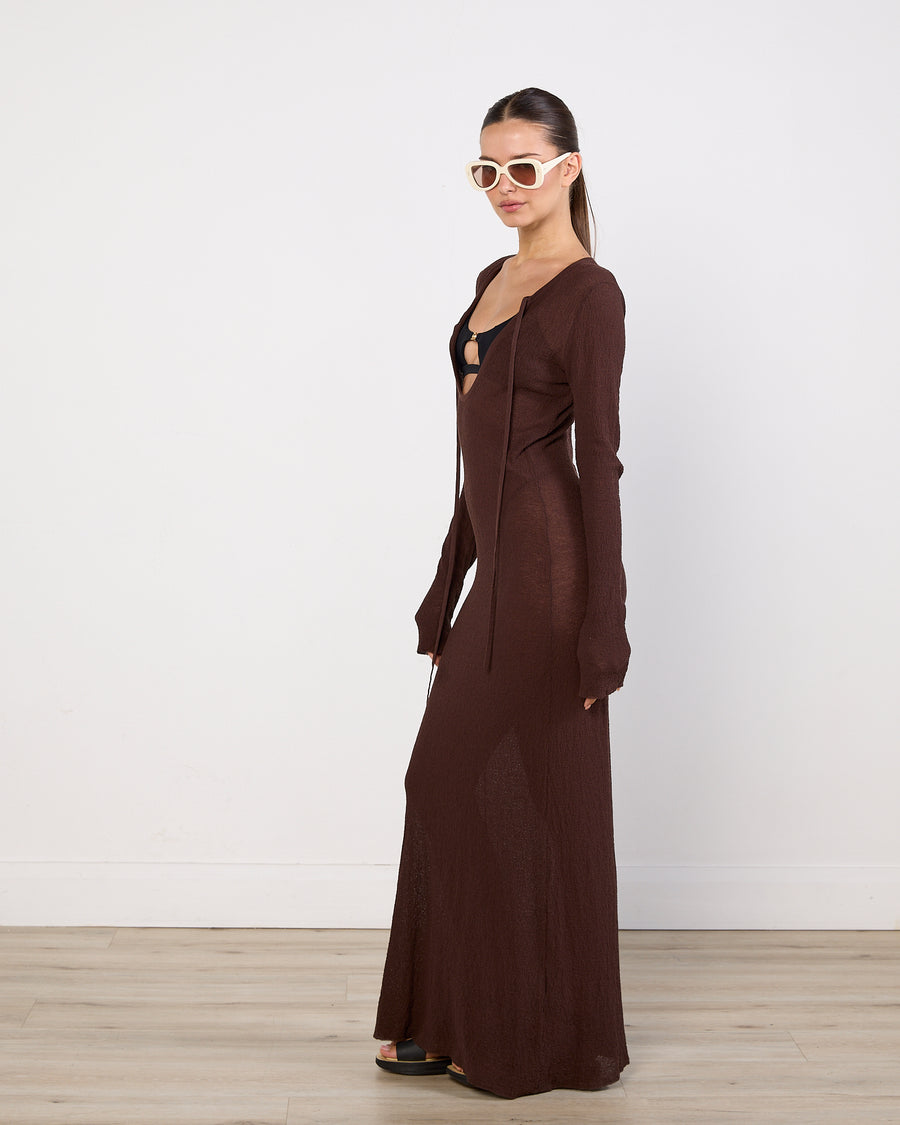 SIR. Chocolate Beach Cover Up