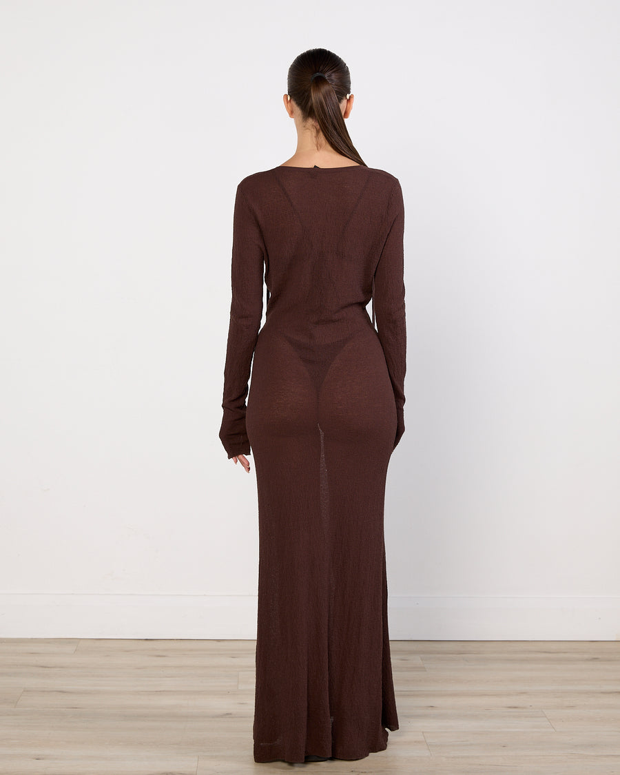 SIR. Chocolate Beach Cover Up