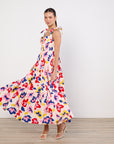 Kate Spade Summer Flowers Tiered Midi Dress