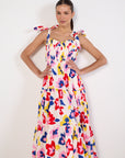 Kate Spade Summer Flowers Tiered Midi Dress
