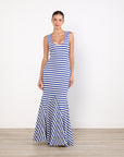 Luuda Striped Jersey Maxi dress