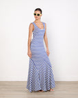 Luuda Striped Jersey Maxi dress