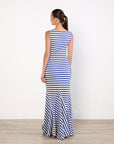 Luuda Striped Jersey Maxi dress