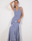Luuda Striped Jersey Maxi dress