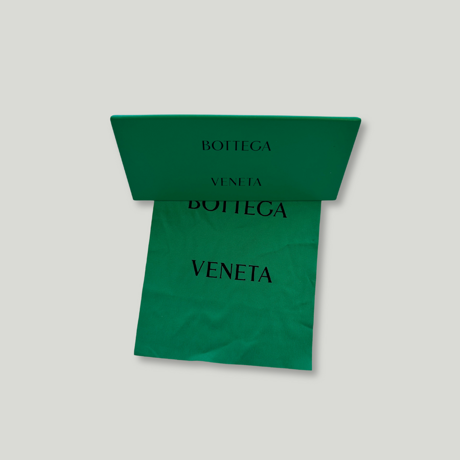 BOTTEGA VENETA Sardine Gold Aviator Sunglasses