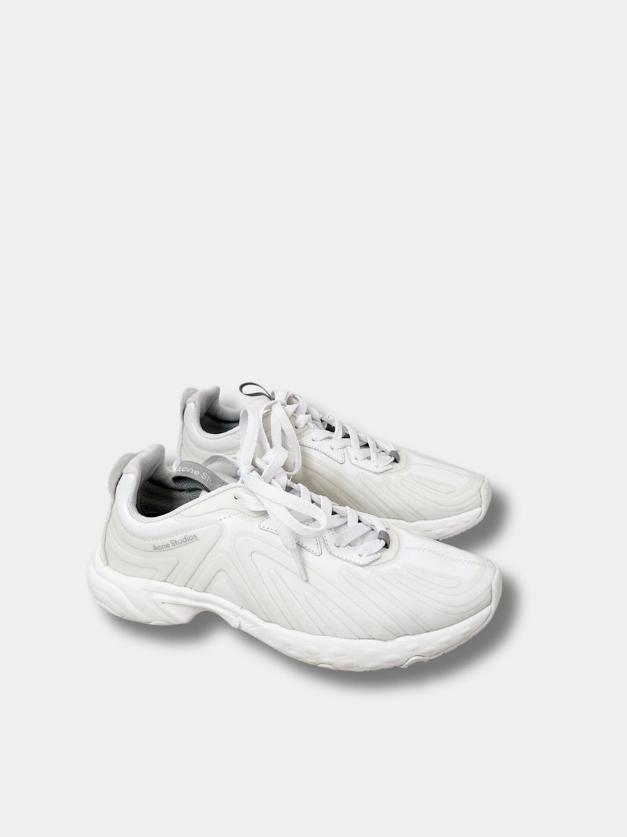 Acne Studios Buzz Ripstop Trail White Trainers