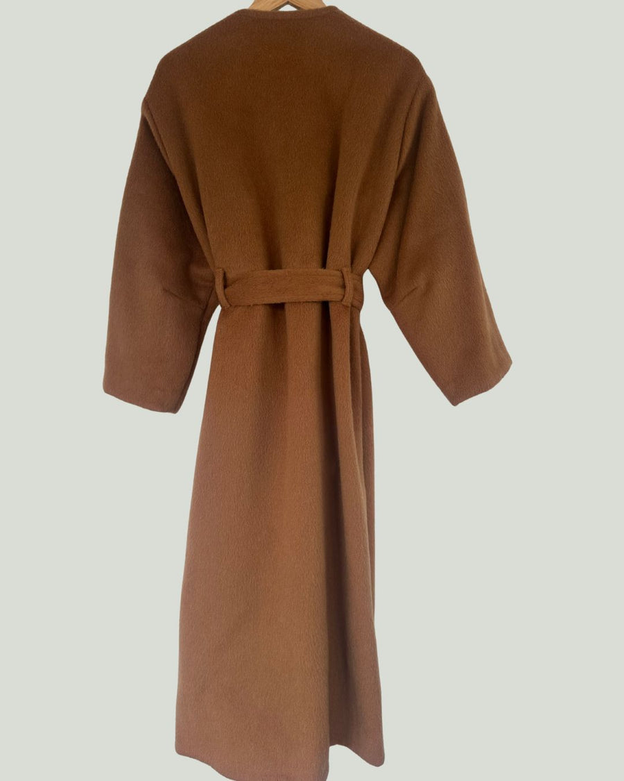 ArtClub Deshi Coat in Burnt Caramel