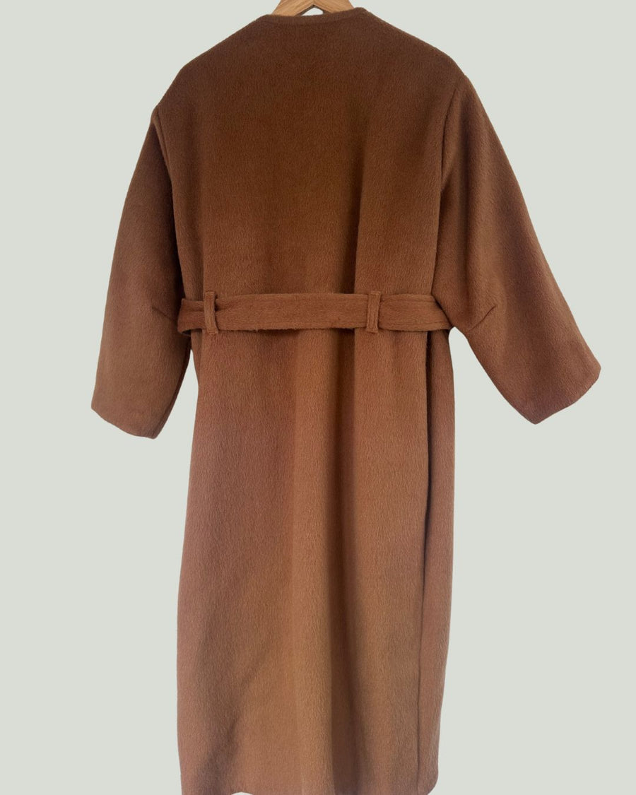 ArtClub Deshi Coat in Burnt Caramel