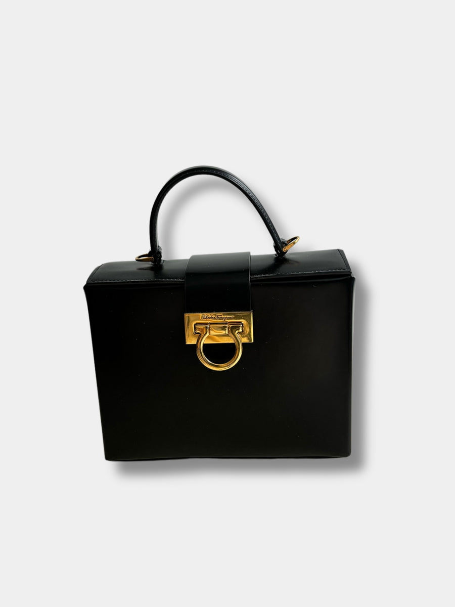 Ferragamo Gancini Top Handle Bag