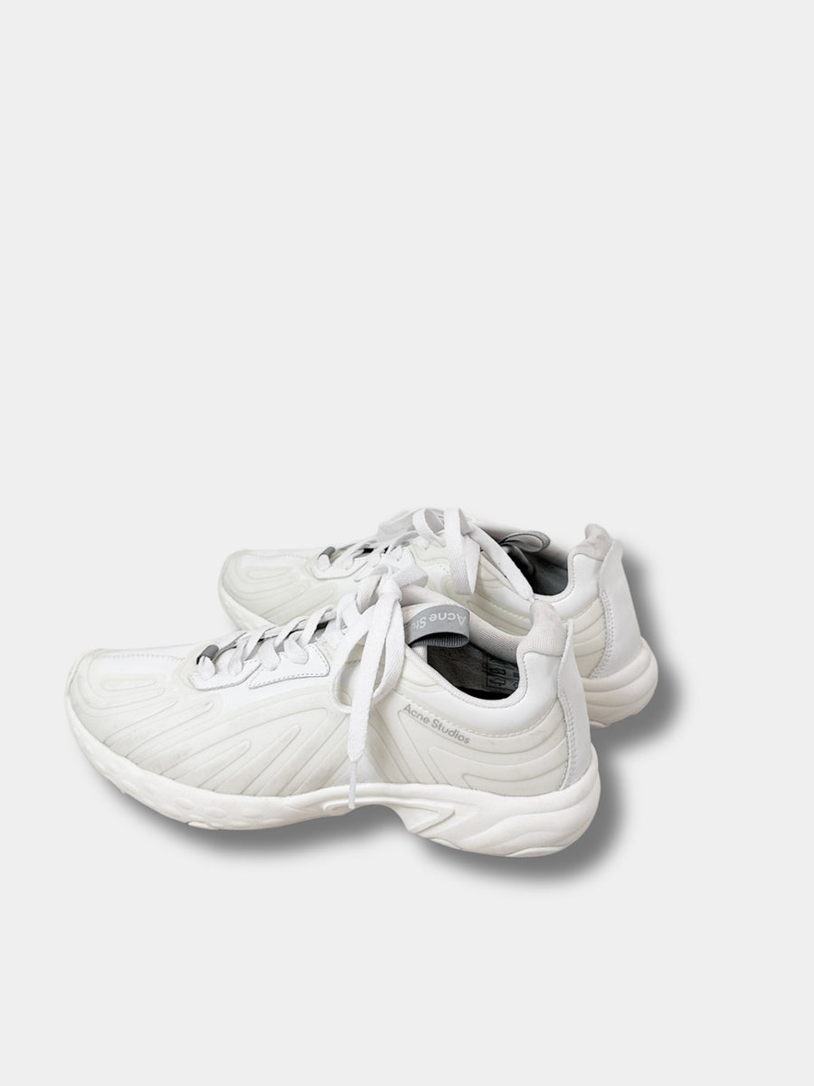 Acne Studios Buzz Ripstop Trail White Trainers