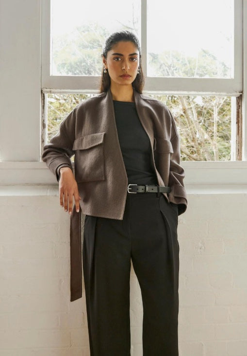 A Emery Ames Jacket in Carbon
