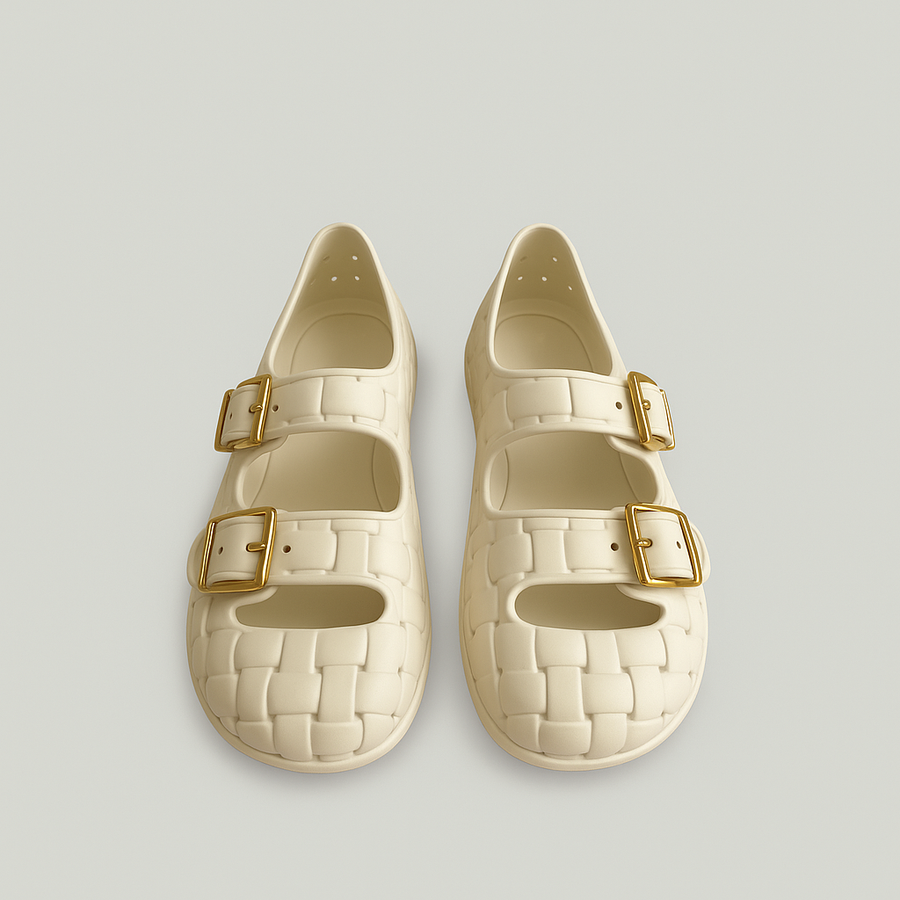 Bottega Veneta Amy Mary-Jane Ballerina Flats