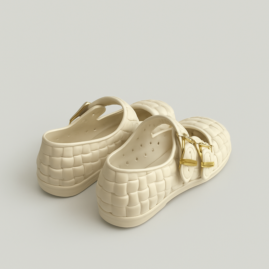 Bottega Veneta Amy Mary-Jane Ballerina Flats