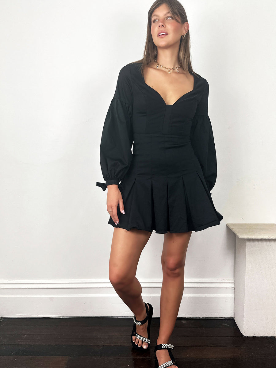 Auteur Pleated Mini Dress