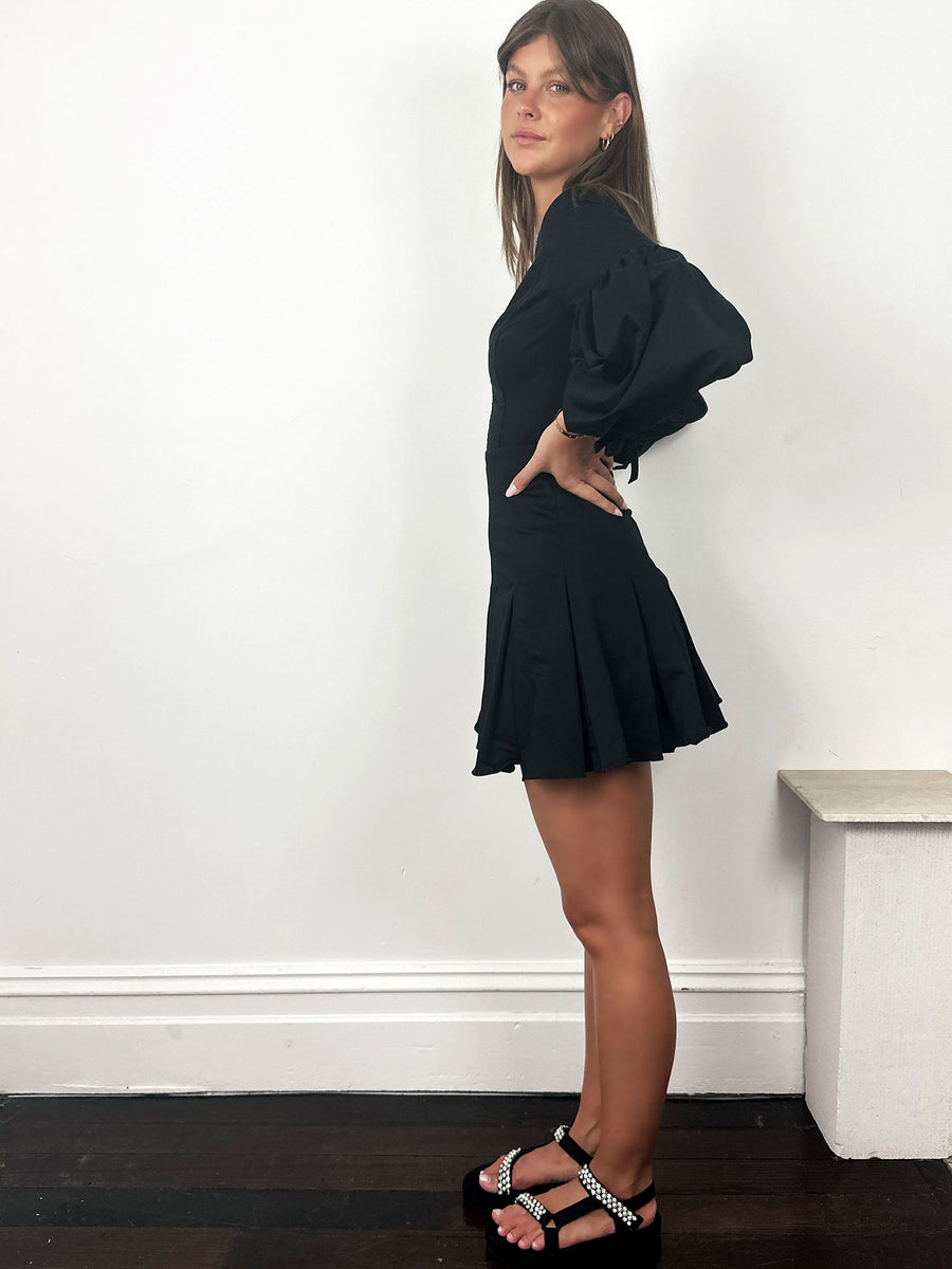 Auteur Pleated Mini Dress