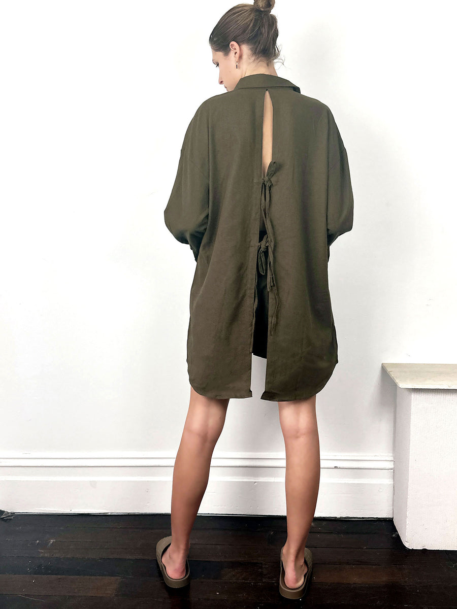 Solaqua Khaki Linen Set