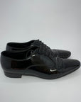 Saint Laurent Black Lace Up Oxford Shoe Size 40