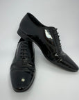 Saint Laurent Black Lace Up Oxford Shoe Size 40