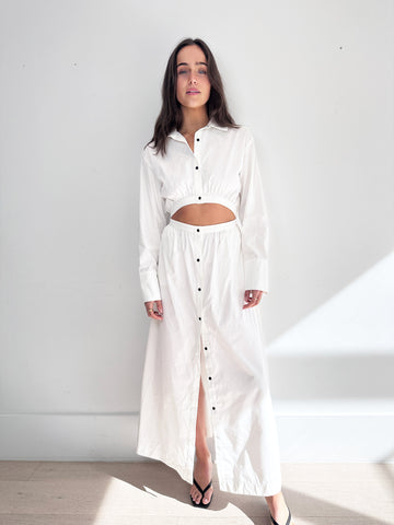 SIR. Ilkin Deconstructed Shirt Dress