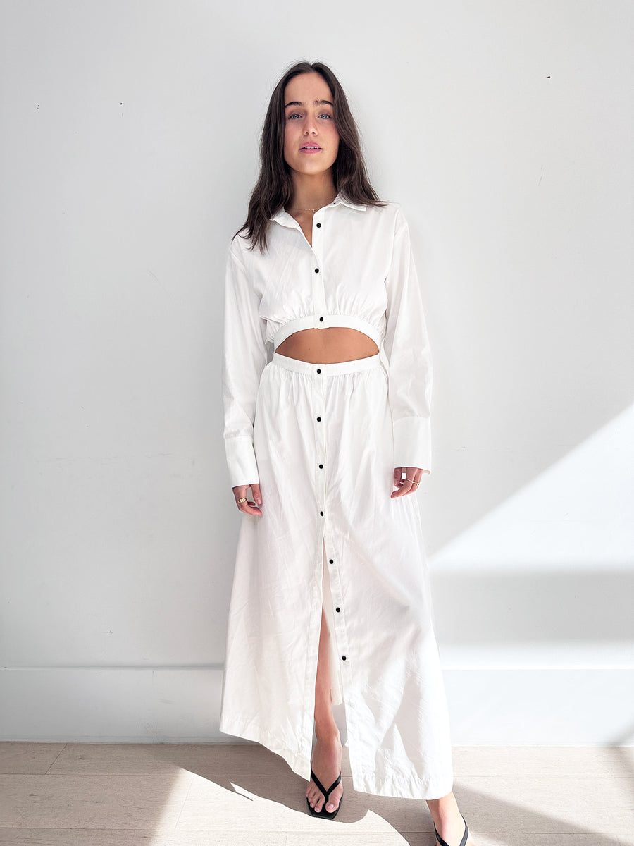 SIR. Ilkin Deconstructed Shirt Dress