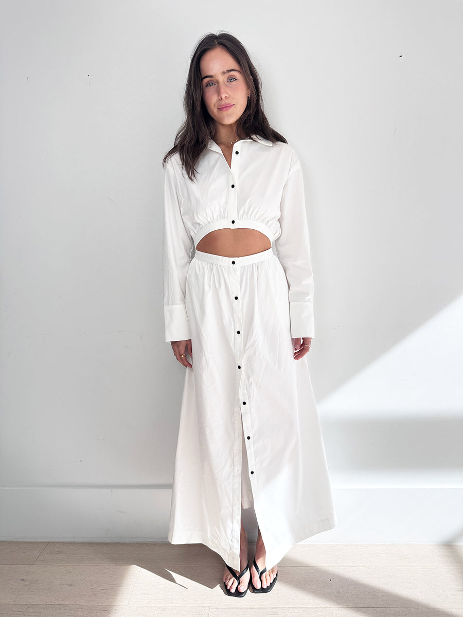 SIR. Ilkin Deconstructed Shirt Dress