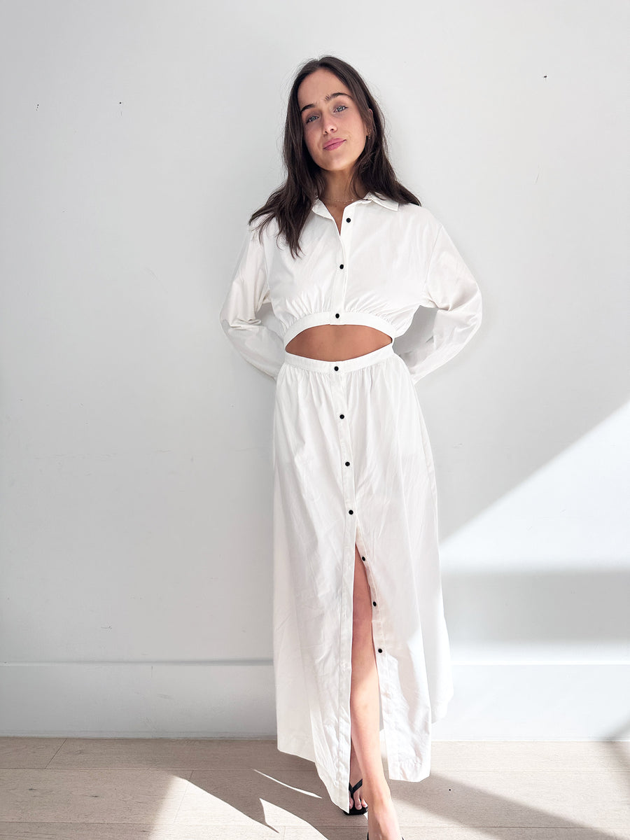 SIR. Ilkin Deconstructed Shirt Dress