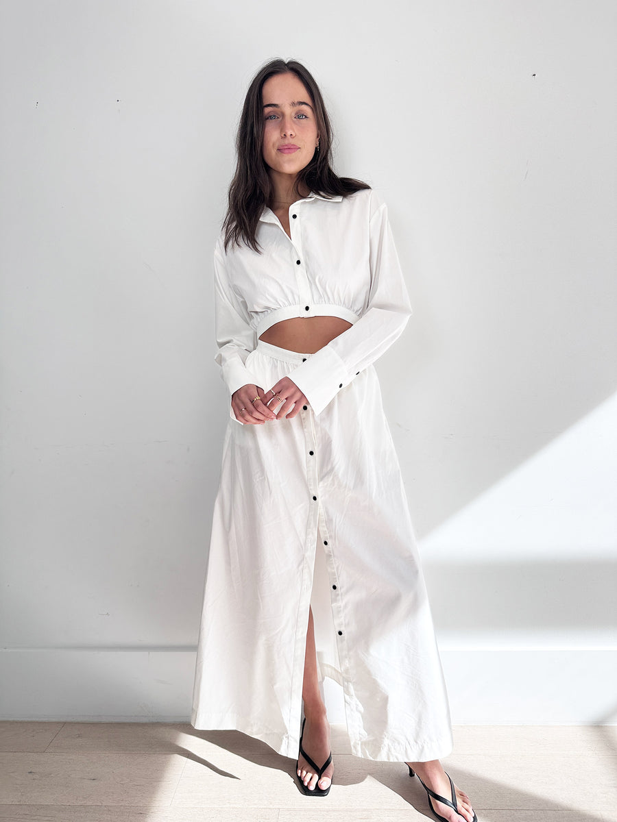 SIR. Ilkin Deconstructed Shirt Dress