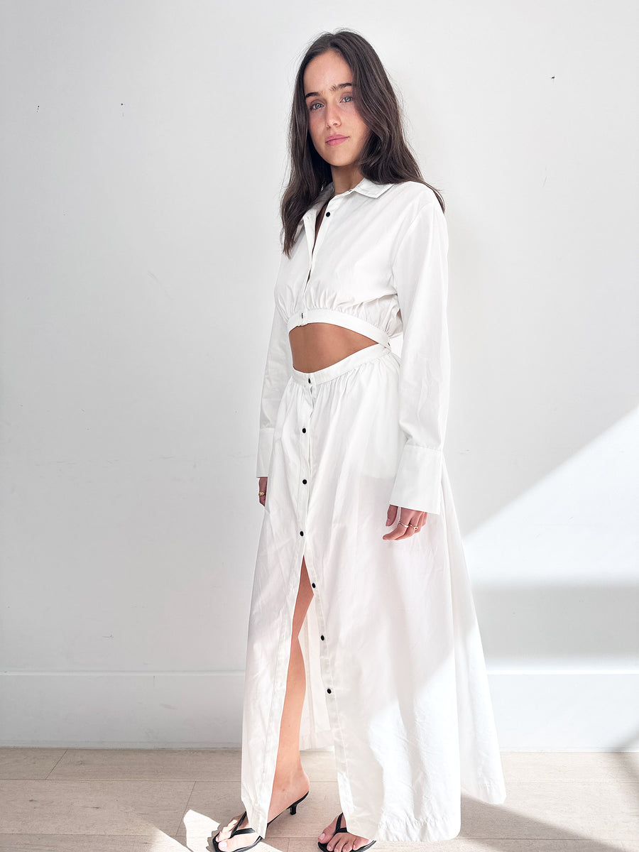 SIR. Ilkin Deconstructed Shirt Dress