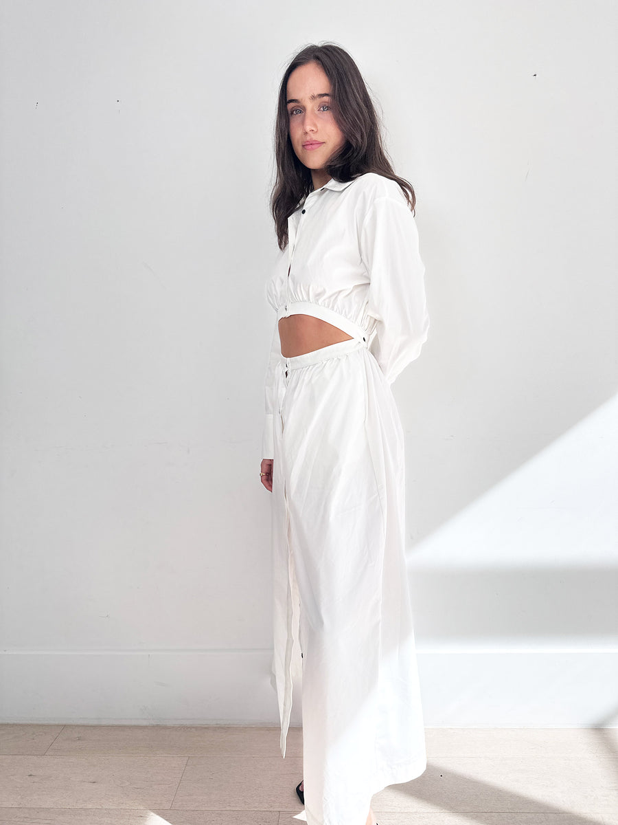 SIR. Ilkin Deconstructed Shirt Dress