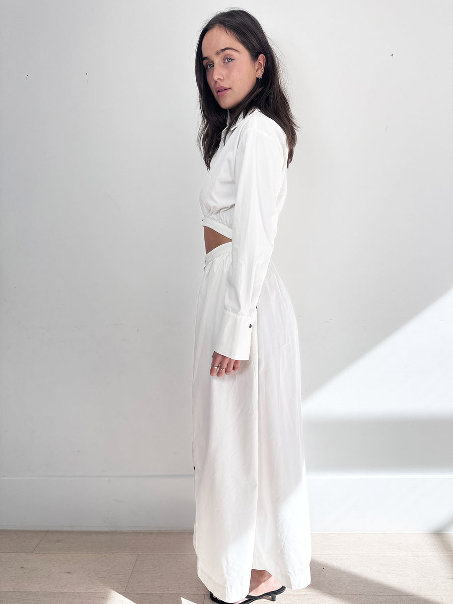 SIR. Ilkin Deconstructed Shirt Dress