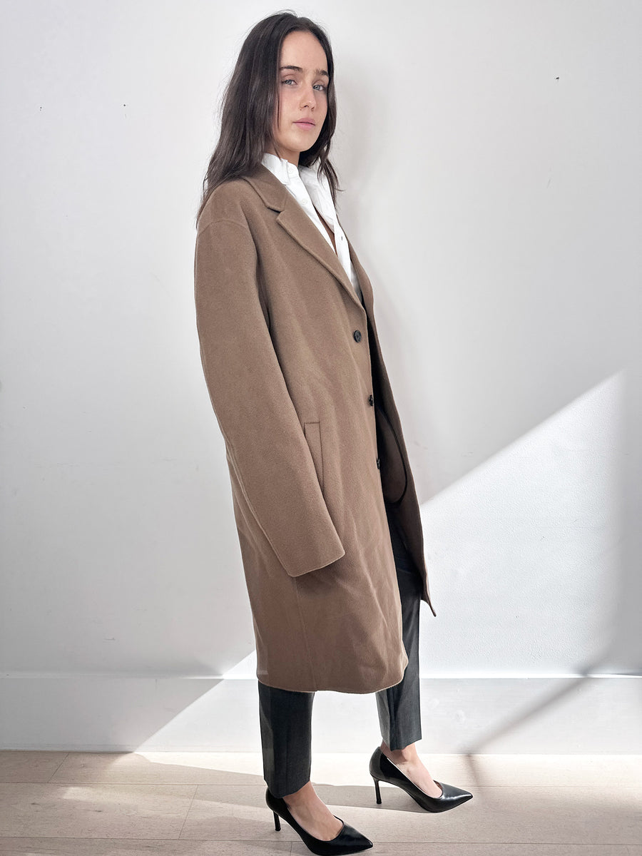 Acne Studios Chocolate Wool Coat