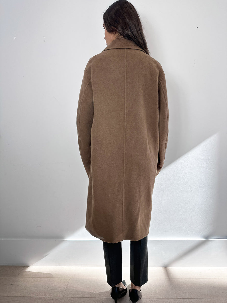 Acne Studios Chocolate Wool Coat