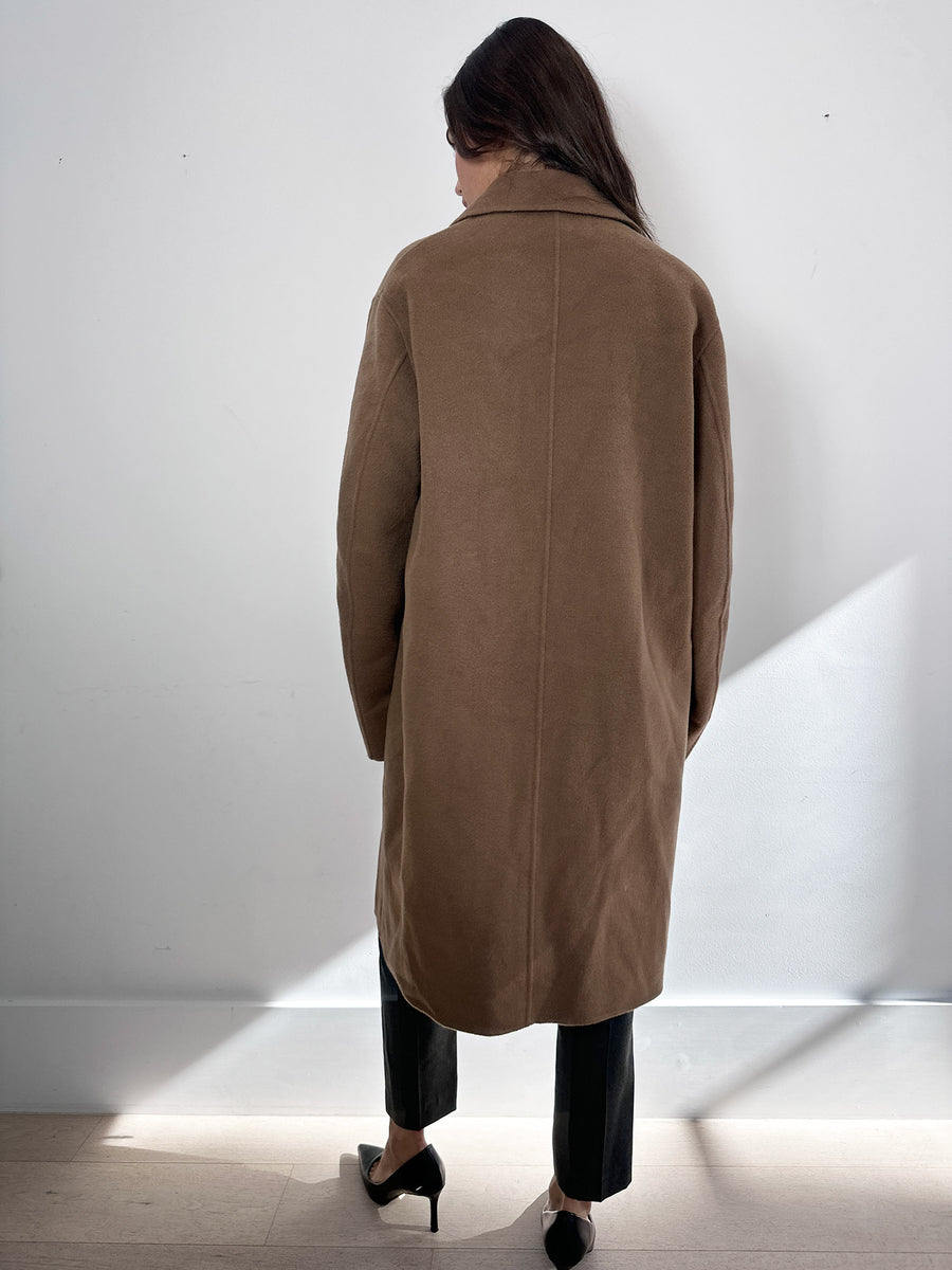 Acne Studios Chocolate Wool Coat