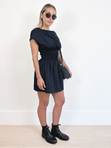 Anna Quan Shirred Mini Dress
