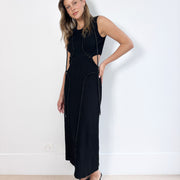 Aje Arp Knit Midi Dress