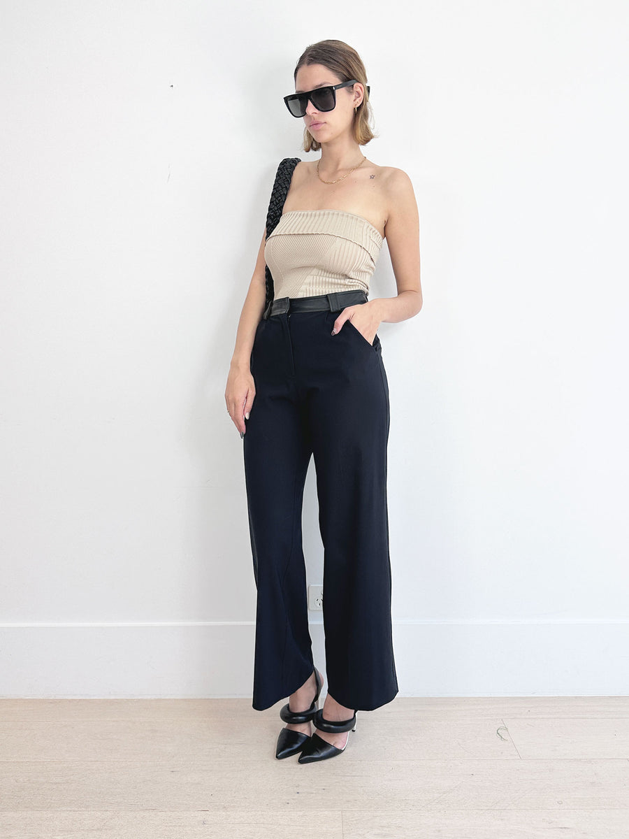 Jacquemus Lucca Ribbed Knit Top