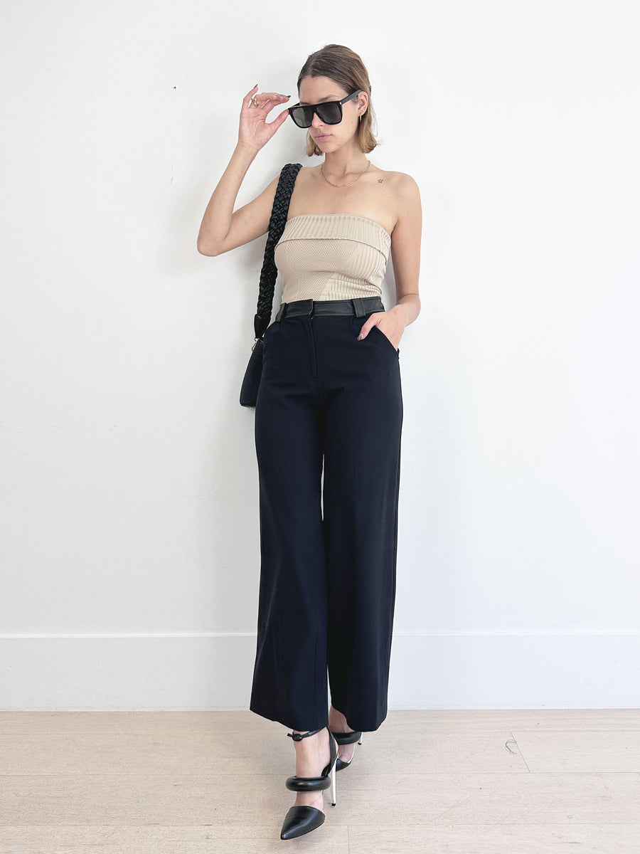 Jacquemus Lucca Ribbed Knit Top