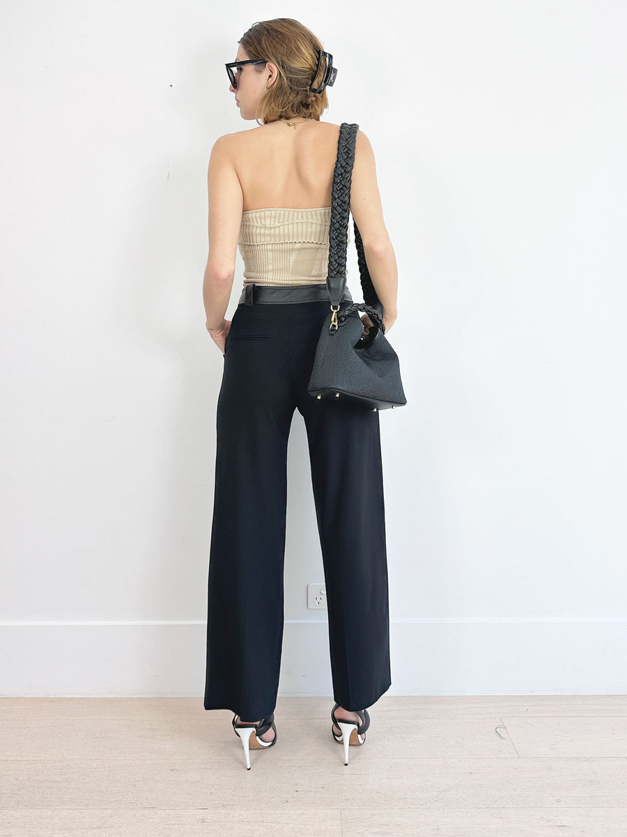 Jacquemus Lucca Ribbed Knit Top