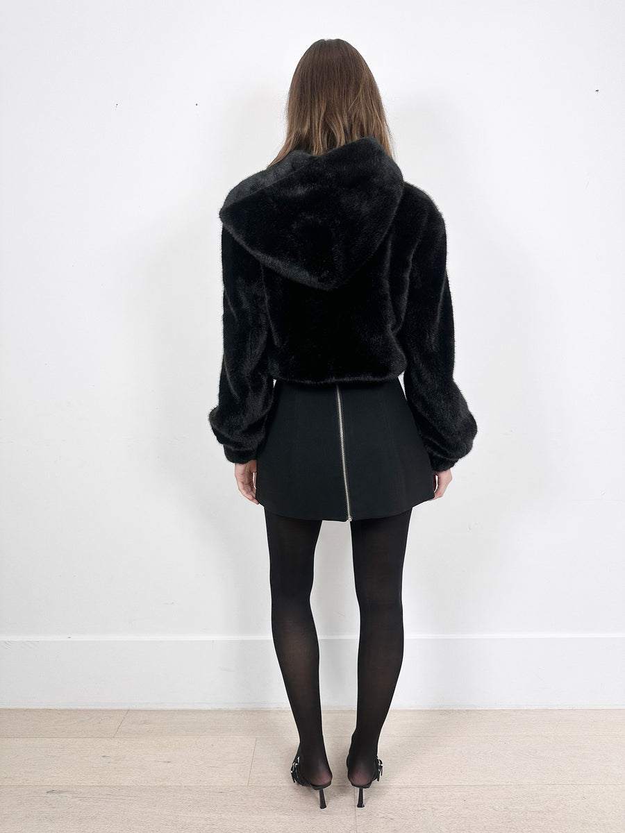 Helmut Lang Faux Fur Jacket