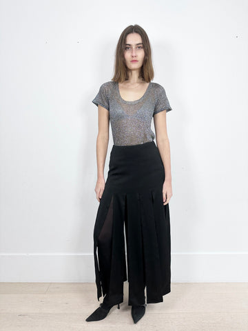 Isabel Marant Sheer Metallic T-Shirt