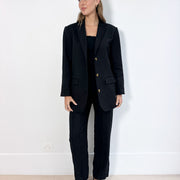 SIR. Andre Oversized Black Blazer