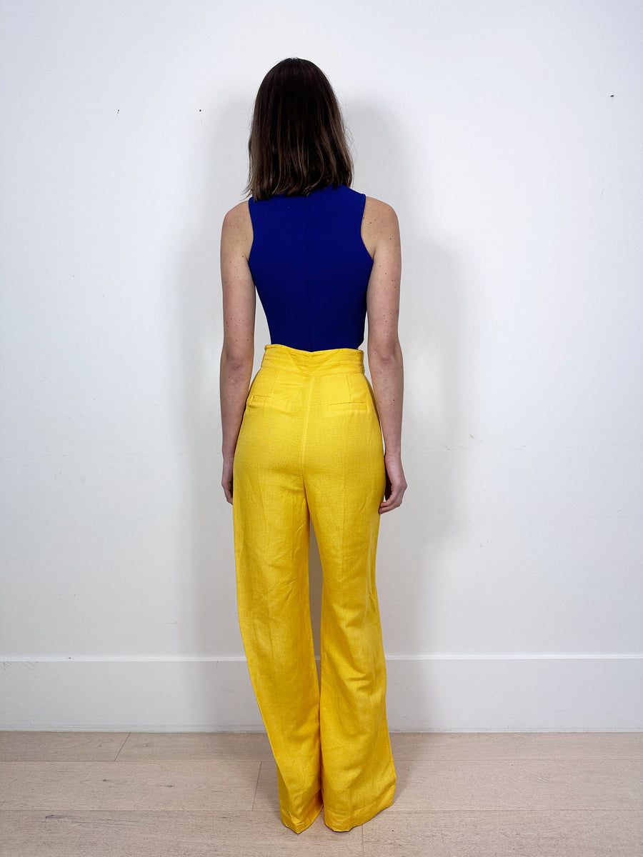 Scanlan Theodore Cobalt Crop Top