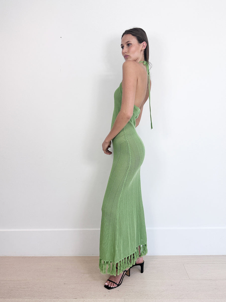 RENT Viktoria & Woods Kryptonite Crochet Dress from $138