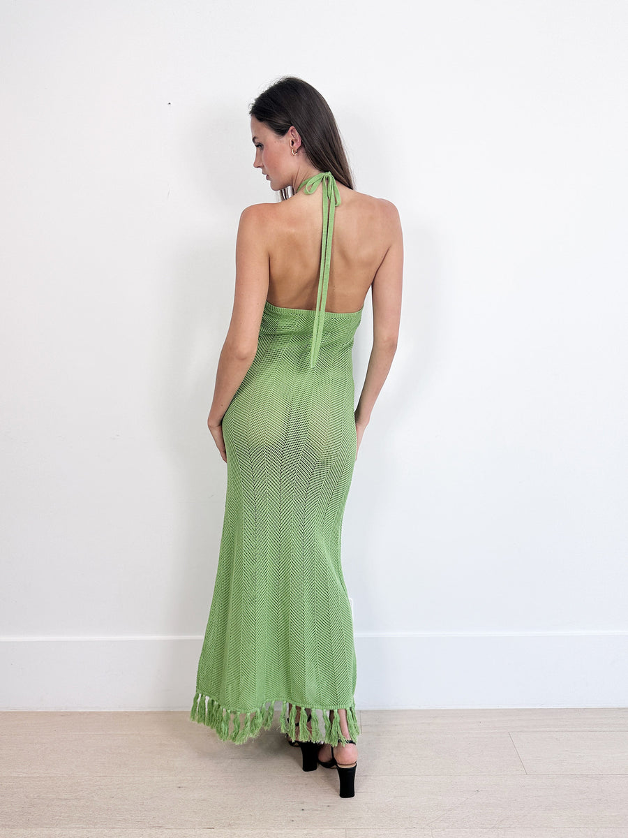 RENT Viktoria & Woods Kryptonite Crochet Dress from $138