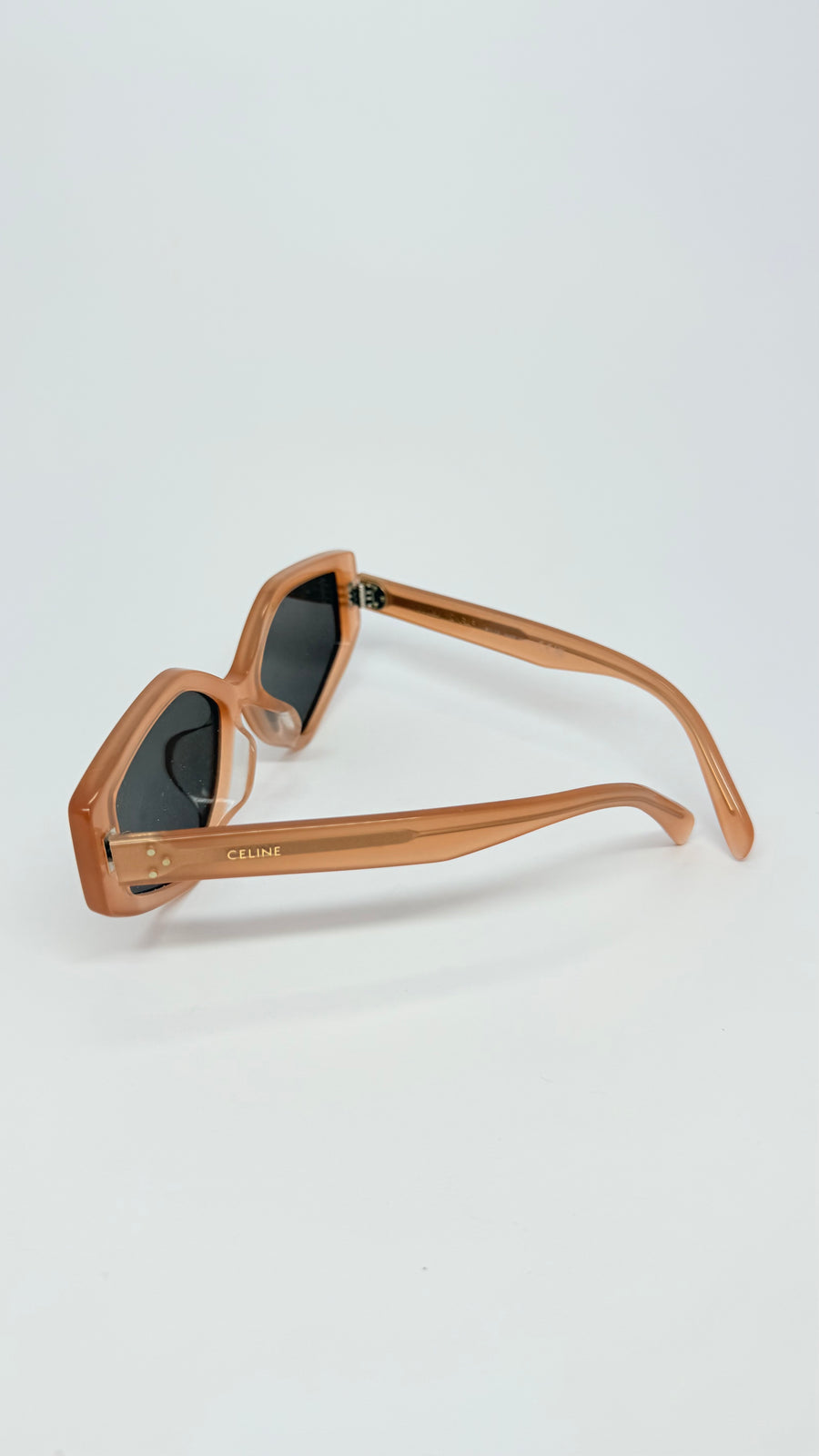 Celine Honey Brown CL4229F Geometric Sunglasses