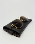 Gold Bottega Veneta Aviator Sunglasses