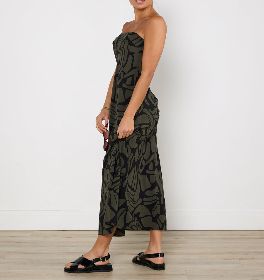 Matteau Bias Column Dress
