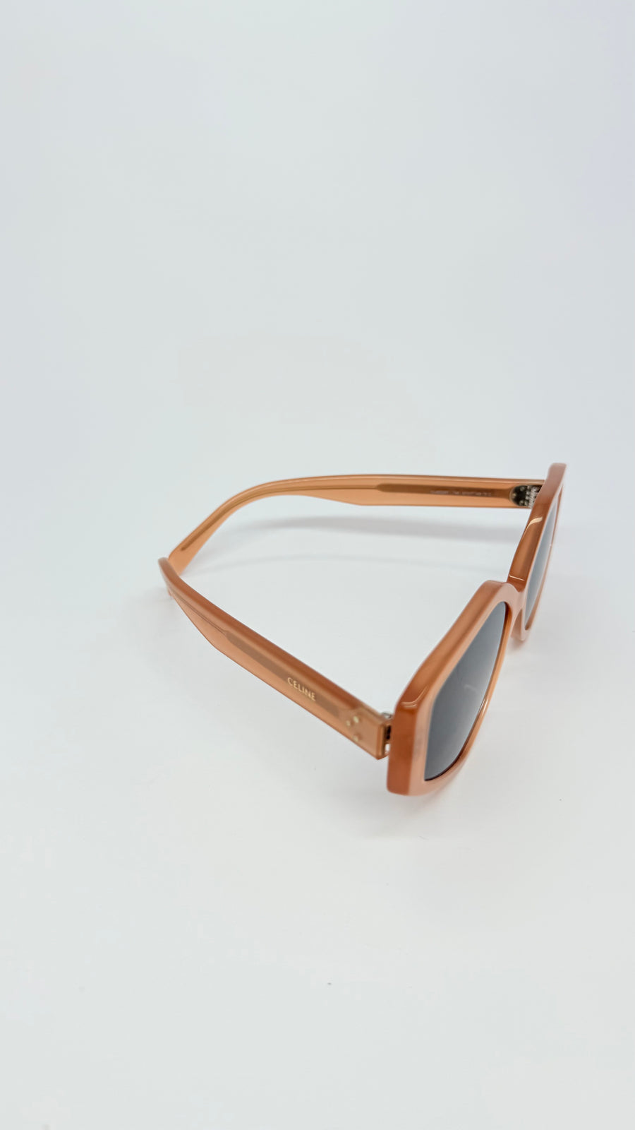 Celine Honey Brown CL4229F Geometric Sunglasses