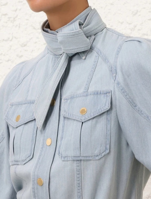 Zimmermann Acacia Denim Lantern Set
