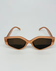 Celine Honey Brown CL4229F Geometric Sunglasses